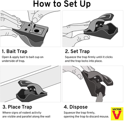 Victor M070-6SR Safe-Set Mouse Trap