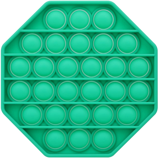 Fidget Toys Push Pop Bubble Fidget Sensory Toy - Special Needs Anxiety Stress Reliever for Adults, Durable Silicone Squeeze Sensory Toy