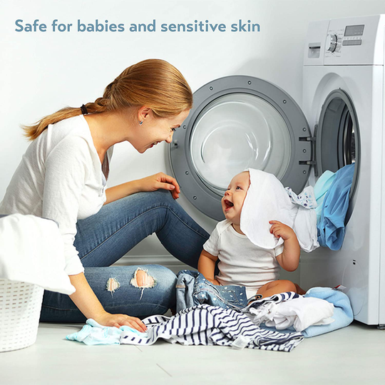 Wool Dryer Balls 6-Pack, XL Size, 100% Organic New Zealand Wool, Reusable and Handmade. Natural Fabric Softener, Reduce Wrinkles and Decrease Drying Time (White)