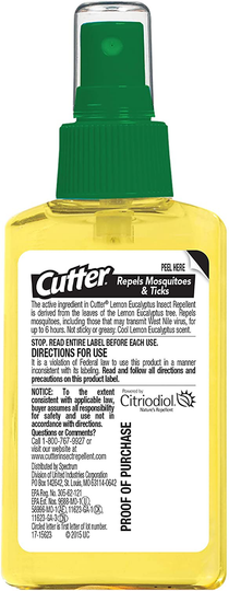 Cutter Lemon Eucalyptus Insect Repellent
