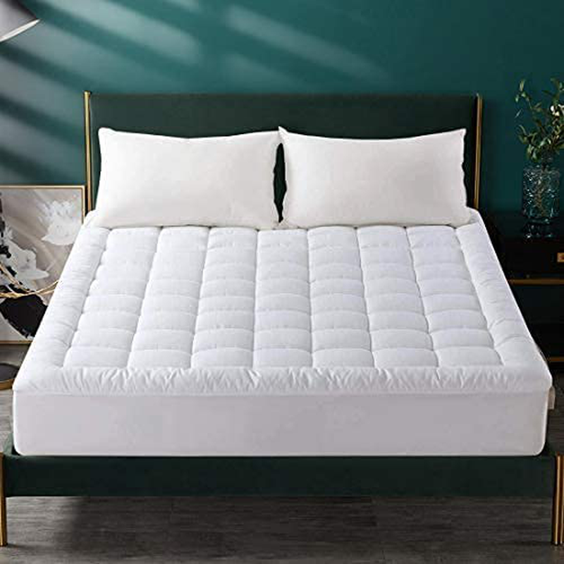 MEROUS Twin Size Mattress Pad - Pillow Top Quilted Mattress Cover,Mattress Protector Cotton 8-21" Deep Pocket Cooling Mattress Topper
