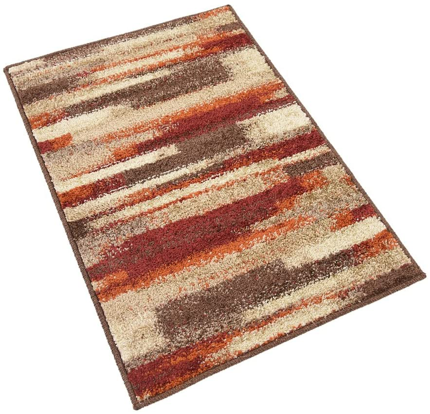 Unique Loom Autumn Collection Casual Gradient Warm Toned Area Rug, 2 x 3 Feet, Multi/Beige