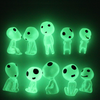 Qingo Fairy Garden Accessories Glow in Dark Tree Elves Garden Decor Miniature Luminous Ghost 10pcs kit for Micro Landscape Fairy Garden Decoration Outdoor Patio Lawn Yard Kit