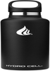 Hydro Cell Stainless Steel Water Bottle with Straw & Standard Mouth Lids (32oz 24oz 20oz 16oz) - Keeps Liquids Hot or Cold with Double Wall Vacuum Insulated Sweat Proof Sport Design (Navy Blue 16oz)