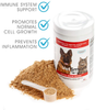 Critical Immune Defense for Dogs & Cats; Supports Normal Cell Growth - Turkey Tail, Reishi, Shiitake and Maitake Mushroom Formula with Patented White Turmeric Root Extract