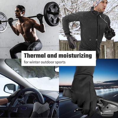 Winter Gloves Touch Screen Water Resistant Thermal for Running Cycling Driving Hiking Windproof Warm Gifts for Men and Women