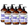 Everyone Hand Soap: Lavender and Coconut, 12.75 Ounce, 6 Count - Packaging May Vary