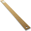Officemate OIC Classic Stainless Steel Metal Ruler, 15 inches with Metric Measurements, Silver, 15" L x 1.25" W (66612)