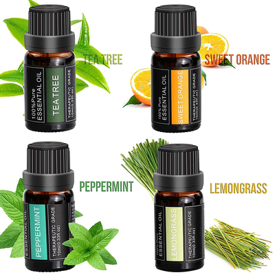 Aromatherapy Essential Oil Leather Diffuser Bracelet w/Tea Tree, Lemongrass, Orange and Peppermint -10ML/pcs, Unique Gift Ideas for Women, Girls, Friend, Mom at Anniversaries, Birthday and Christmas