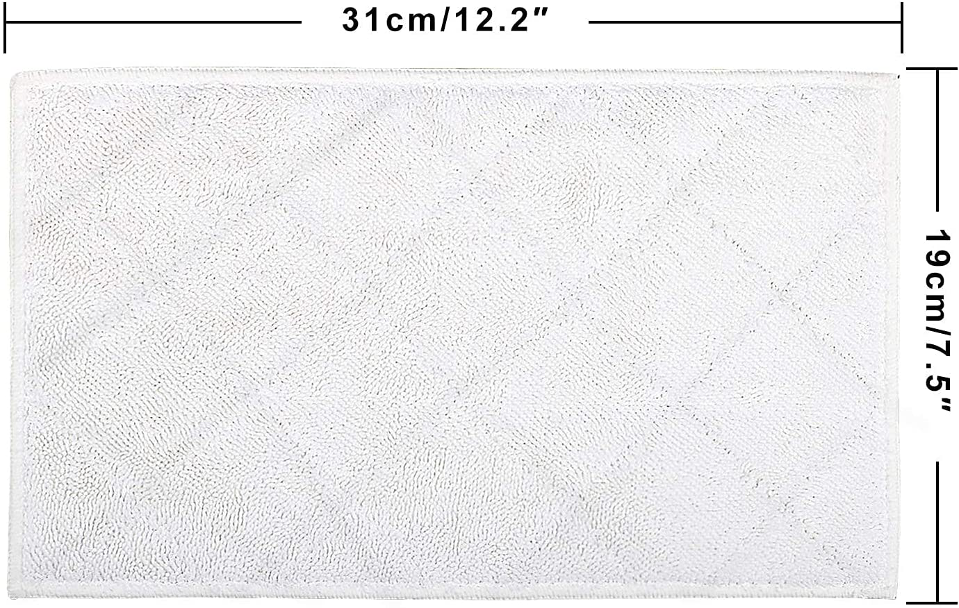 VCLENA Cleaning Mop pad Replacement Pads for Light N Easy S301 S3601 S3101 S7326 7688ANB 7688ANW 7618ANB 7618ANW Floor Steam Cleaner 7 Pack