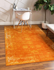 Unique Loom Sofia Collection Area Traditional Vintage Rug, French Inspired Perfect for All Home Décor, 2' 2 x 3' 0 Rectangular, Orange/Yellow