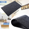2 Pack 18" x 30" High Traffic Door Mats With Non-Slip rubber Backing 