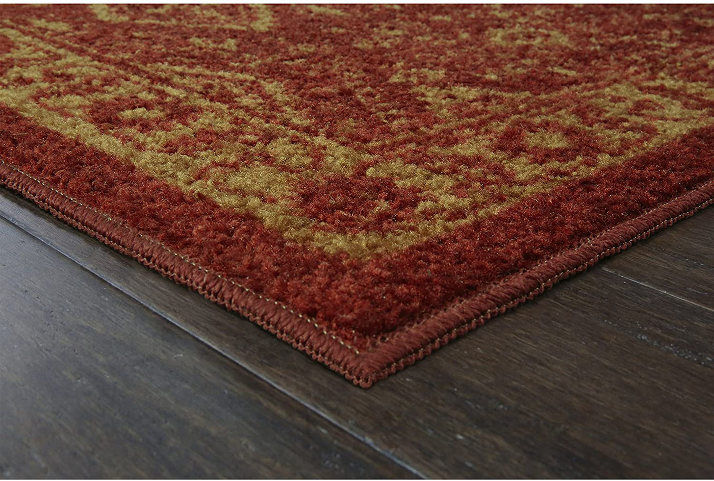 Georgina Traditional Runner Rug Non Slip Hallway Entry Carpet [Made in USA], 2 x 6, Winberry/Teal