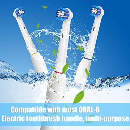 Replacement Toothbrush Heads for Oral-B, 4 Pack Replacement Heads Compatible with Oral B Braun Electric Toothbrush
