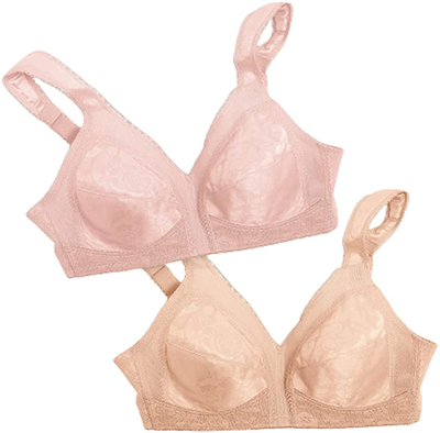 Playtex Women's 18 Hour Original Comfort Strap Full Coverage Bra Us4693, Available in Single and 2-Packs