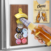 Gifts for Dad from Daughter Son,Wall Mounted Magnetic Bottle Opener"BEST DAD EVER",Christmas Stocking Stuffers Fathers Day Birthday Unique Beer Gifts for Dad,Cool Gadgets for Kitchen, Bar, Yard, Party