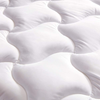 SLEEP ZONE Quilted Mattress Pad Cover Cal King Cooling Fluffy Soft Topper Upto 21 inch Pocket, White, California King