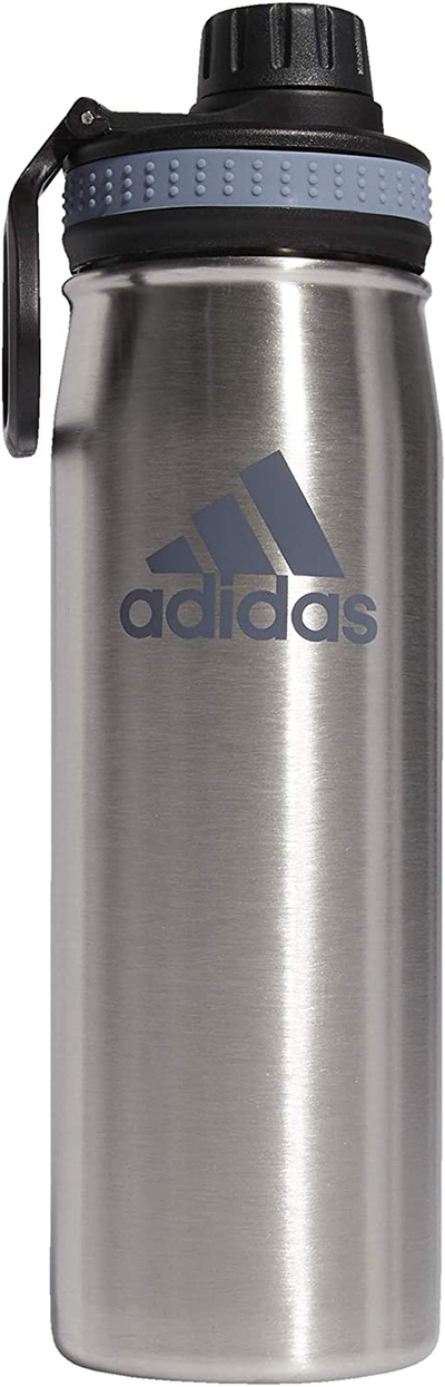 adidas 600 ML (20 oz) Metal Water Bottle, Hot/Cold Double-Walled Insulated 18/8 Stainless Steel