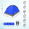 2 Person Lightweight Dome Tent With Rain Fly & Carrying Bag