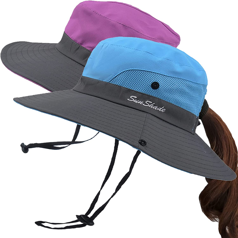 Fishing Sun Bucket Hat for Men or Women 3” Wide Brim UPF 50+