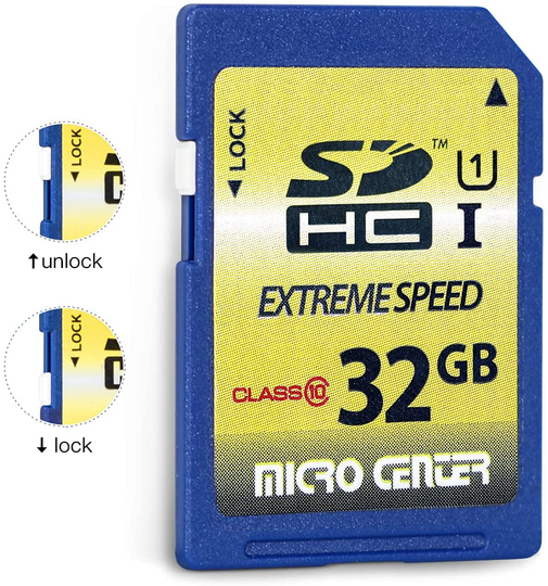Class 10 SDHC Flash Memory Card SD Card by Micro Center