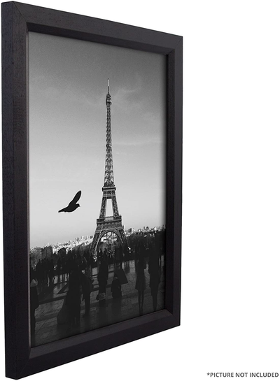 Craig Frames 7171610BK 8.5 by 11-Inch Picture Frame, Solid Wood, .825-Inch Wide, Black