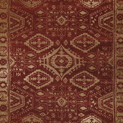 Maples Rugs Georgina Traditional Area Rugs for Living Room & Bedroom [Made in USA], 3'4 x 5, Wineberry/Spa