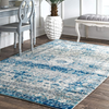 nuLOOM Paisley Verona Vintage Persian Area Rug, 3' x 5', Light Blue