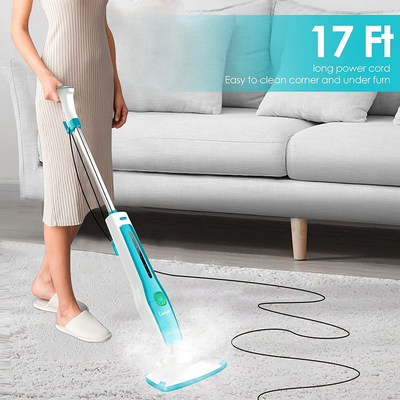 Steam Mop, Mops for Floor Cleaning with 3 Steam Level, Floor Steamer, Tile Cleaner, Laminate Cleaner and Hard Wood Floor Cleaner, Steam Mop with 2 Mop Pads for Home Use Carpet