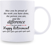 Happy Retirement Gifts for Women Men - Unique Retired Gifts Ideal, Going Away Gift for Coworker, 11 oz Retirement Weekly Schedule Mug for Coworkers Office & Family