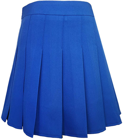 Hoerev Women Girls Short High Waist Pleated Skater Tennis Skirt