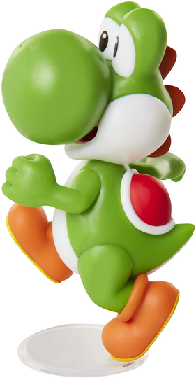 SUPER MARIO Action Figure 2.5 Inch Running Yoshi Collectible Toy