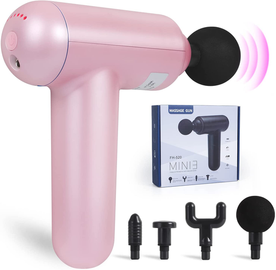 Handheld Therapy Massaging Gun for Neck Back Pain Relief with 6 Speeds and USB Charging