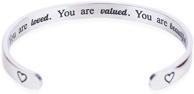 Hidden Message Bracelet - Meaningful Gifts for Women Best Friend , Unique Birthday Gifts, Come with Gift Box