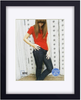 RPJC 11x11 inch Picture Frame Made of Solid Wood and High Definition Glass Display Pictures 8x8 with Mat or 11x11 Without Mat for Wall Mounting Photo Frame White
