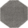 Unique Loom Solo Solid Shag Collection Area Modern Plush Rug Lush & Soft, 4' 0 x 4' 0, Cloud Gray