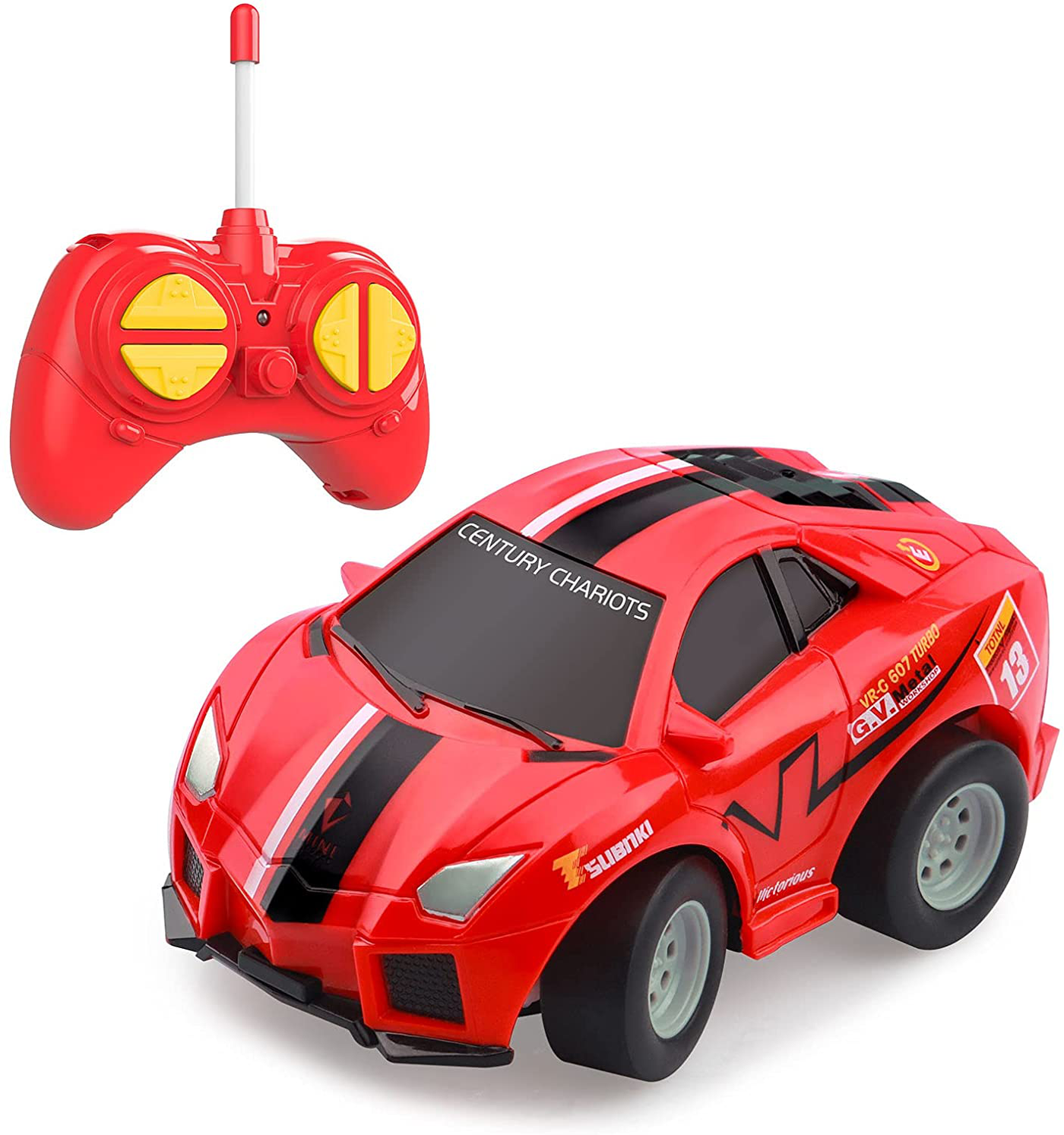 Toys for 2-5 Year Old Boys,Mini Remote Control Car,Toddler Toys Age 2-4,RC Car for Kids,Car Toys for Boys 3-5 Year Old,Gifts for 2 3 4 5 Year Old Boys Girls Birthday,Red