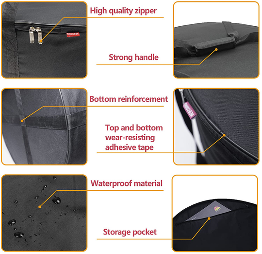 NEECONG Fire Pit Bag Compatible with Outland Firebowl Model 893 870 823, Diameter 19-Inch Carrying Case for Propane Gas Fire Pit(Bag Only)