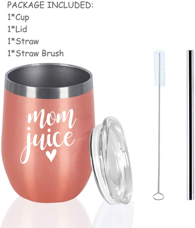 Mom Juice 12oz Wine Tumbler