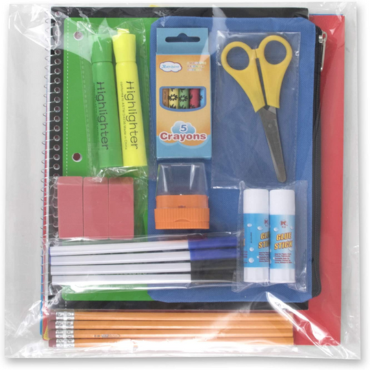 30 Piece School Supplies Kit for Elementary School Students