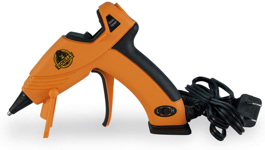 Gorilla Dual Temp Mini Hot Glue Gun Kit with 30 Hot Glue Sticks, (Pack of 1)
