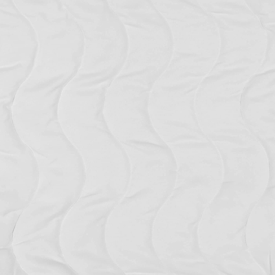Serta Perfect Sleeper Basic Comfort Mattress Pad, Air Dry Moisture Wicking, Microfiber Fill, Scotchgard Stain Release, Antimicrobial Odor Protection, Cooling, Queen, White