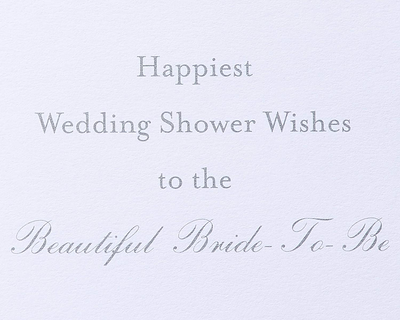 Papyrus Wedding Shower Card for the Bride-to-Be (Handmade Bridal Gown)