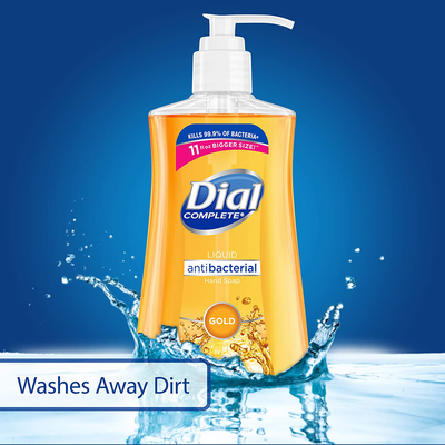 Dial Antibacterial liquid hand soap, gold, 11 ounce (Pack of 4), 4 Count