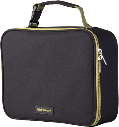 Whiskware Insulated Soft Cooler Lunch Box for School, Work, and Travel, One Size, Black