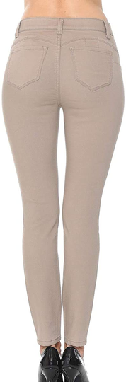 Wax Jean Denim Women's Juniors Push-Up High-Rise Skinny Jean in Fine Cotton D.