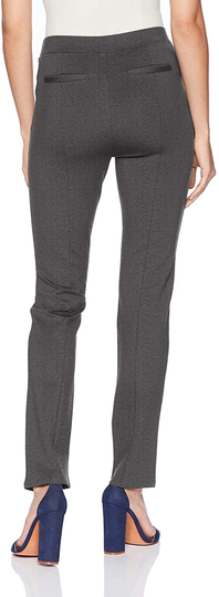 Rafaella Women's Slim Ponte Short Inseam Comfort Pant