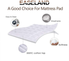 EASELAND Queen Size Mattress Pad Pillow Top Mattress Cover Quilted Fitted Mattress Protector Cotton Top 8-21" Deep Pocket Cooling Mattress Topper (60x80 Inches, White)