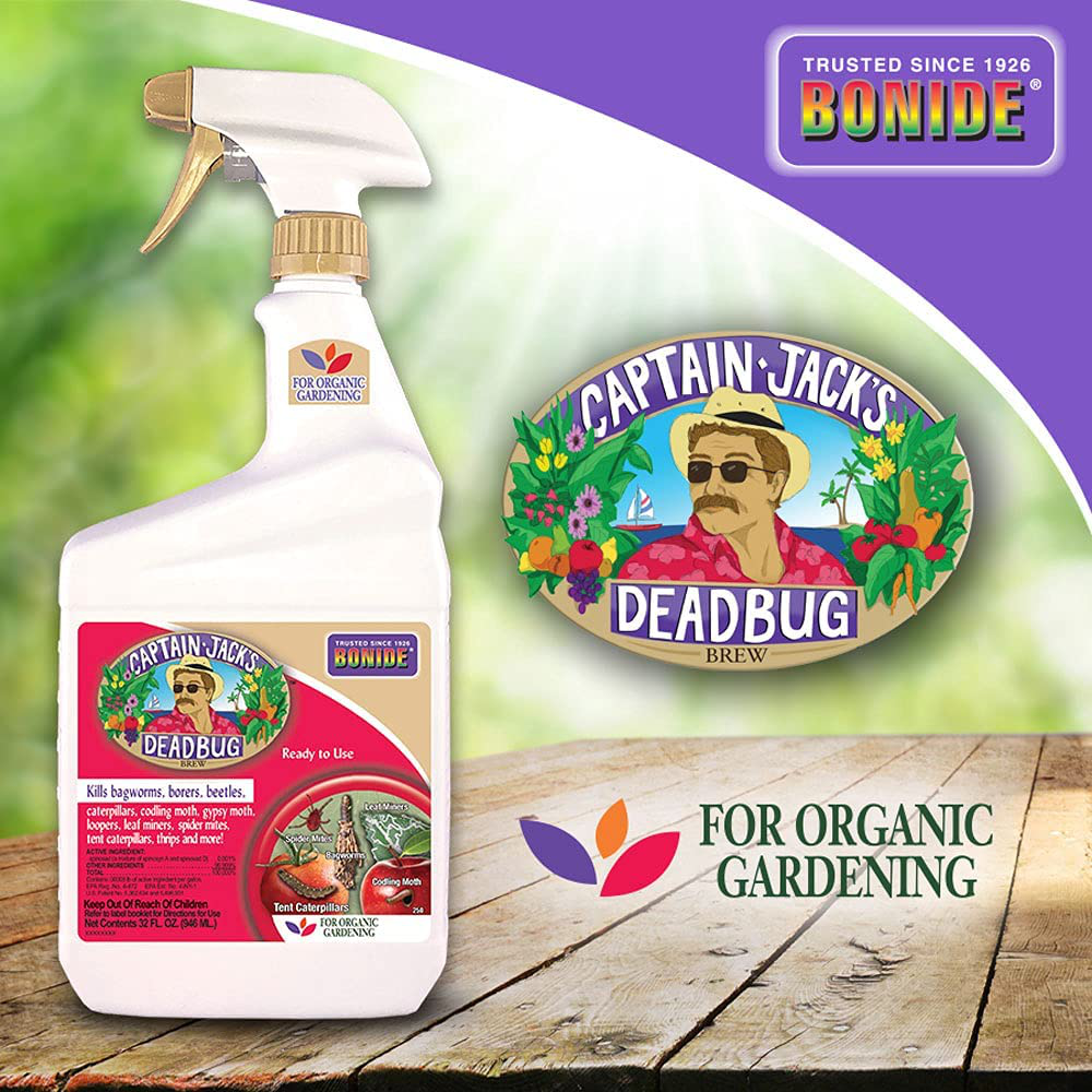 Bonide (BND250) - Captain Jack's Dead Bug Brew, Ready to Use Insecticide/Pesticide (32 oz.),natural