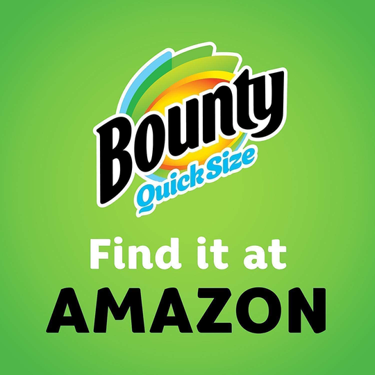 Bounty Quick-Size Paper Towels, 12 Family Rolls = 30 Regular Rolls